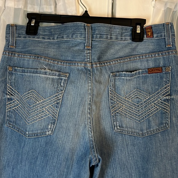 7 for all mankind Button Fly slouchy jeans Women’s Size 32 - Picture 7 of 12